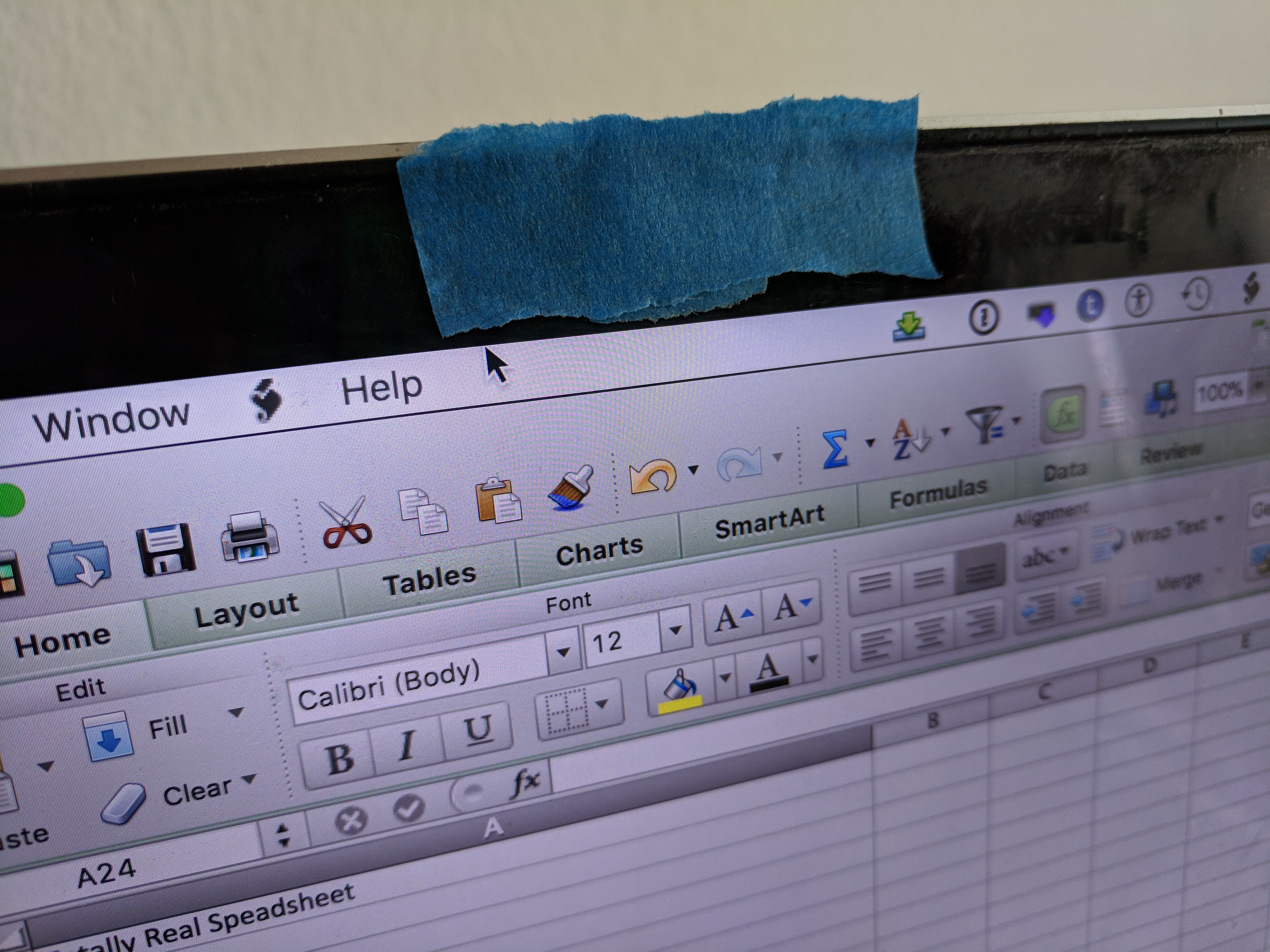 tape on computer camera
